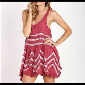 Free people trapeze slip dress